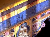 Tibet Guge 06 Tsaparang White Temple 11 12 Jowo Khang Ceiling Buddha Pillar